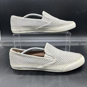 Sperry Sneakers STS95717 Womens Size 8M Sider Perforated Leather Slip-On